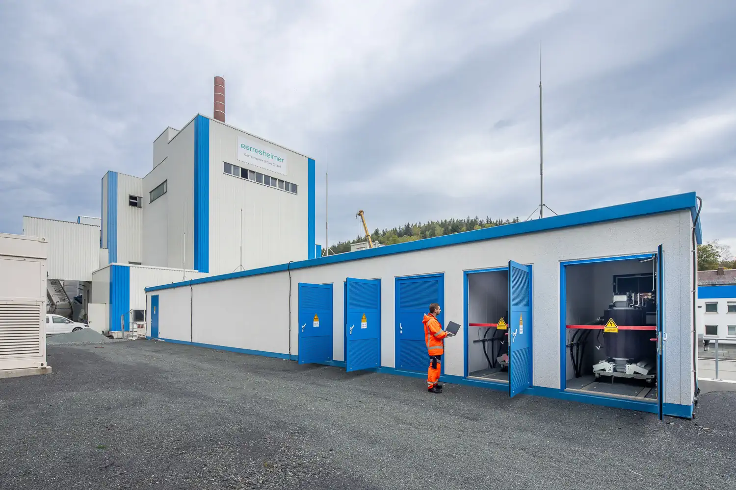 20kV-Übergabetrafostation mit 1250A Sammelschiene für Gerresheimer.